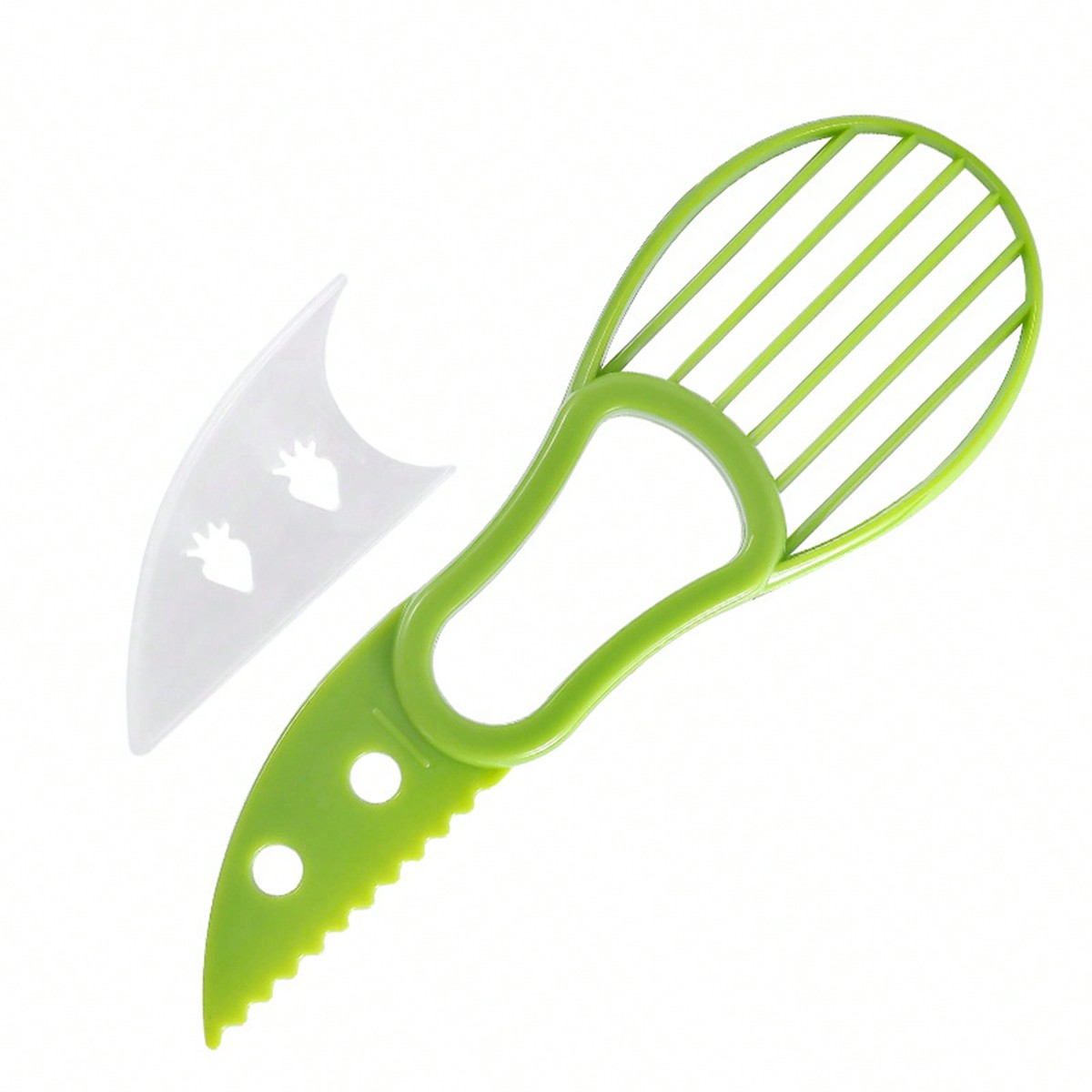 Avocado Slicer Tool - เครื่องปอกอะโวคาโด 1 ชิ้น, มีดตัดอะโวคาโด, เครื่องหั่นผลไม้, เครื่องตัดผลไม้อเนกประสงค์,