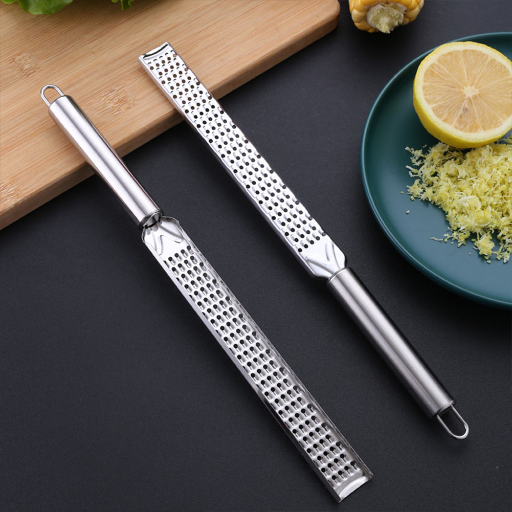 Avocado Slicer Tool - 20 ซม.เครื่องขูดมะนาว Citrus ผลไม้ Peeler ขิงกระเทียมยาวเครื่องขูดช็อกโกแลตเครื่องเทศชีสเครื่องขูดสแตนเลสห้องครัว