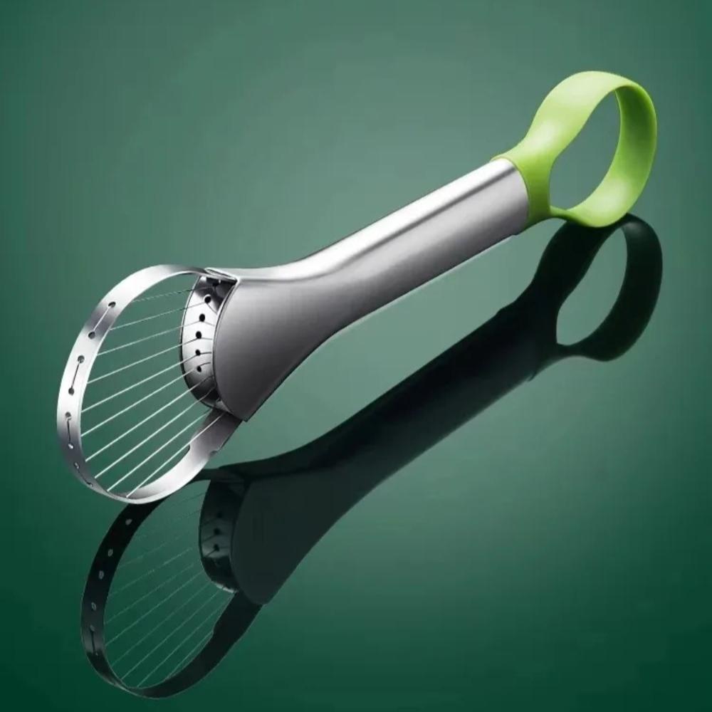 Kitchen Gadgets Cutting Tools - มีดอะโวคาโด 2 in 1 สแตนเลส อุปกรณ์ตัดผลไม้สำหรับครัวและบ้าน