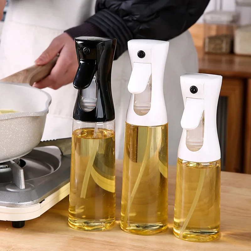 Kitchen Gadgets Oil Spray - กด-ประเภทสเปรย์น้ํามันขวด 200/300/500ML ครัวทําอาหาร Oil Sprayer บาร์บีคิวกลางแจ้งสเปรย์น้ํามันขวดน้ําส้มสายชูซอสถั่วเหลือง