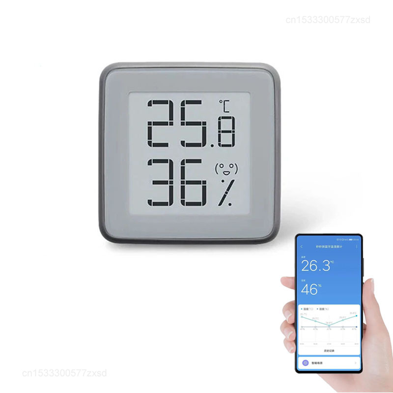 Kitchen Gadgets Smart - MiaoMiaoCe บลูทูธอัจฉริยะเครื่องวัดอุณหภูมิ E-Ink หน้าจอ BT2.0 เครื่องวัดความชื้นสามารถใช้กับ