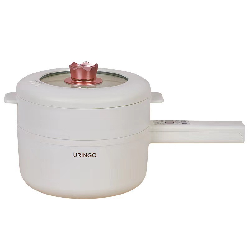 Kitchen Gadgets Smart - Uringo หม้อไฟ2L/1.6ปรับความเร็วได้ห้าระดับใช้งานได้หลากหลายกระทะแบบไม่ติดทอดในครัวเรือนหอพัก