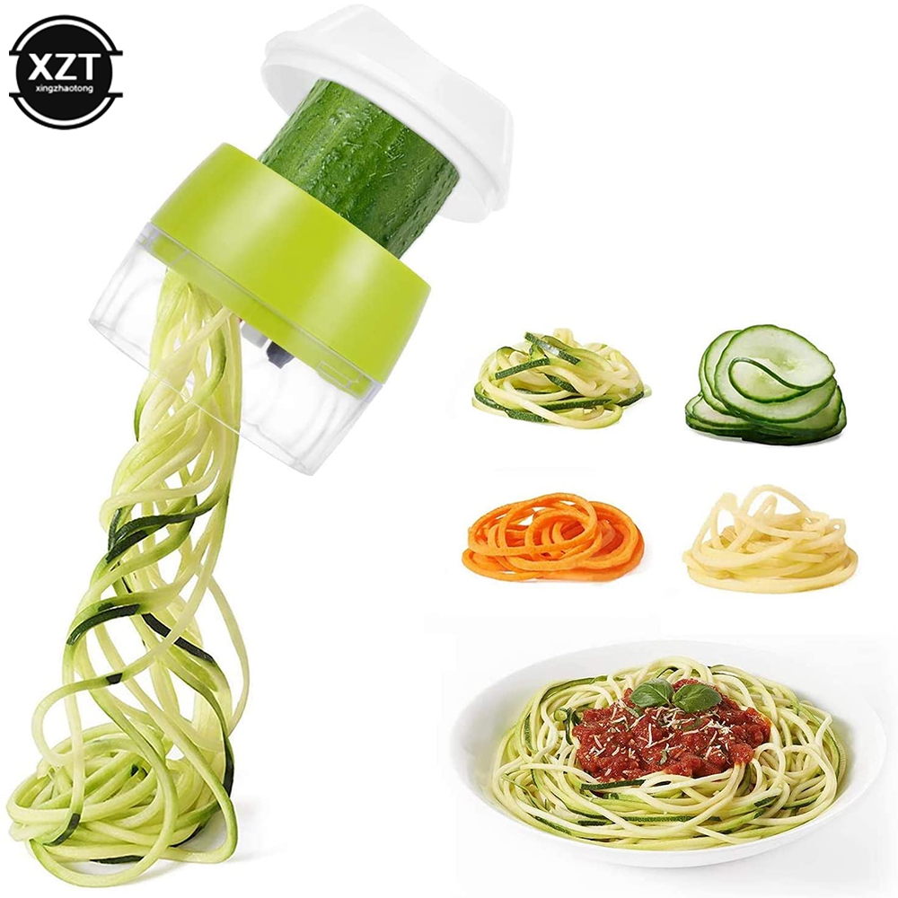 Kitchen Gadgets Smart - มือถือ Duty Spiralizer ผักเครื่องตัดเครื่องตัดเครื่องตัดเกลียวผัก Zucchini พาสต้าเส้นก๋วยเตี๋ยวปาเก็ตตี้