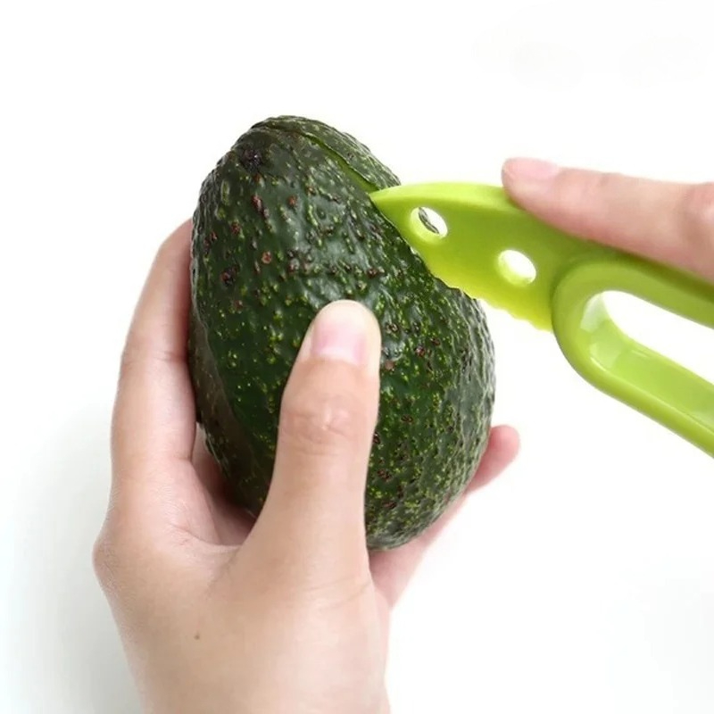 Avocado Slicer Tool - ที่ปอกเปลือกอะโวคาโด 3 in 1 สีเขียว 1