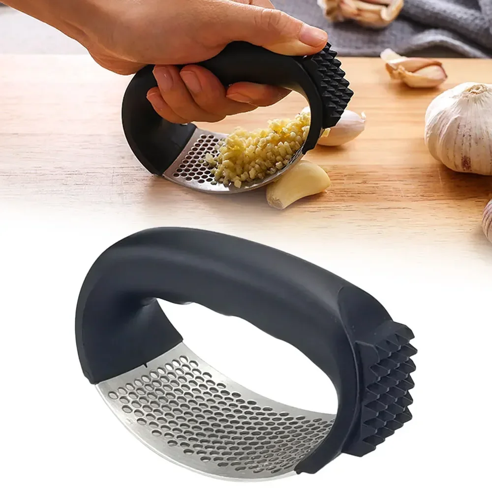 Kitchen Gadgets Vegetable Chopper - เครื่องบดสับกระเทียมแบบมือหมุน ทำจากสแตนเลส ทนทาน ทำความสะอาดง่าย อุปกรณ์ครัวสำหรับกระเทียมสด ผัก