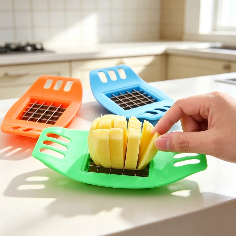 Kitchen Gadgets Vegetable Chopper - เครื่องทำเฟรนช์ฟรายส์ เครื่องตัดมันฝรั่ง เครื่องหั่นผัก เครื่องหั่นมันฝรั่ง เครื่องทำมันฝรั่งทอด เครื่องตัดมันฝรั่ง