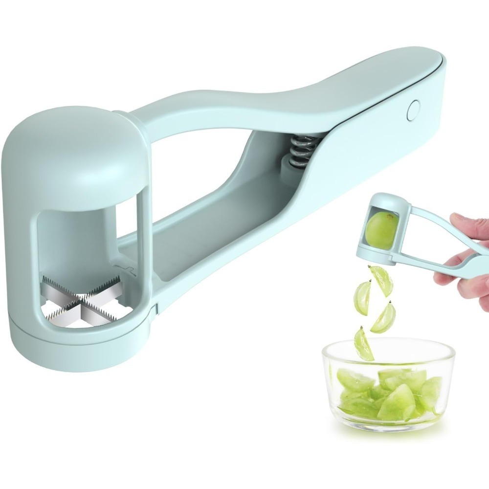 Kitchen Gadgets Cutting Tools - ที่ตัดมะเขือเทศ องุ่น เชอร์รี่ อุปกรณ์แบ่งผลไม้สำหรับเด็กเล็ก ของใช้ในครัวขนาดเล็ก อุปกรณ์ตัดผลไม้