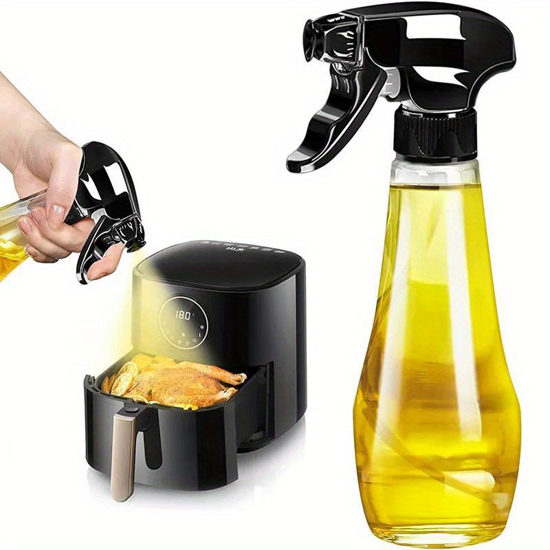 Kitchen Gadgets Oil Spray - 1ชิ้นเครื่องสเปรย์น้ำมันใหม่200มล. แก้วขวดฉีดเครื่องสเปรย์น้ำมันมะกอกพร้อมหัวฉีดหมุนได้น้ำมัน spritzer น้ำมัน Mister สำหรับหม้อทอด
