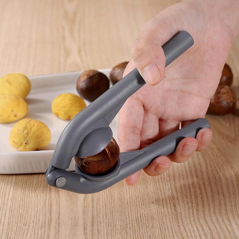 Kitchen Gadgets Cutting Tools - CHESTNUT เปิดคลิปอเนกประสงค์ Nutcracker เครื่องมือเปิดถั่ววอลนัทตัด Sheller CHESTNUT