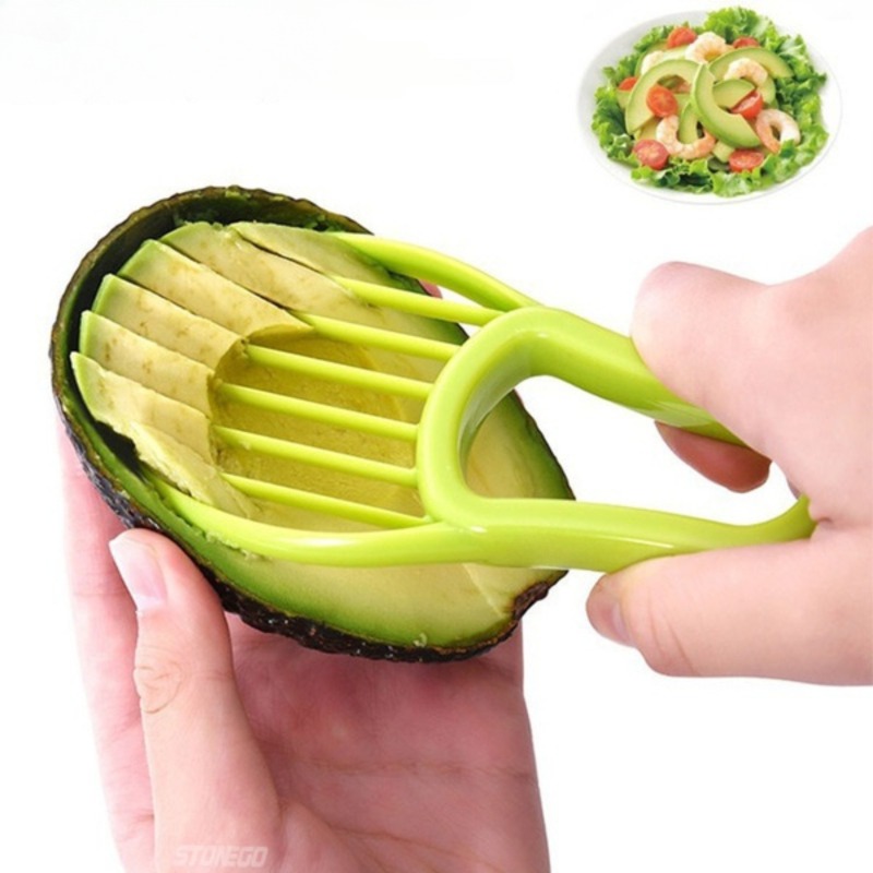 Avocado Slicer Tool - ที่ปอกเปลือกอะโวคาโด 3 in 1 พร้อมที่คว้านเมล็ด ที่ตัดเนย