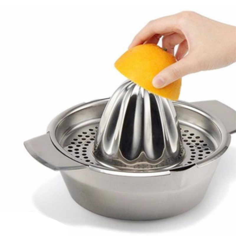 Kitchen Gadgets Blender - แบบพกพามะนาวส้มคู่มือผลไม้คั้นน้ําผลไม้ 304 สแตนเลสสตีลอุปกรณ์ครัวเครื่องมือ Citrus ดิบมือ Pressed