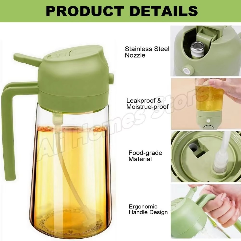 ขวดสเปรย์น้ำมัน 2 ชิ้น ขนาด 50 - Kitchen Gadgets Oil Spray บทวิจารณ์และราคา