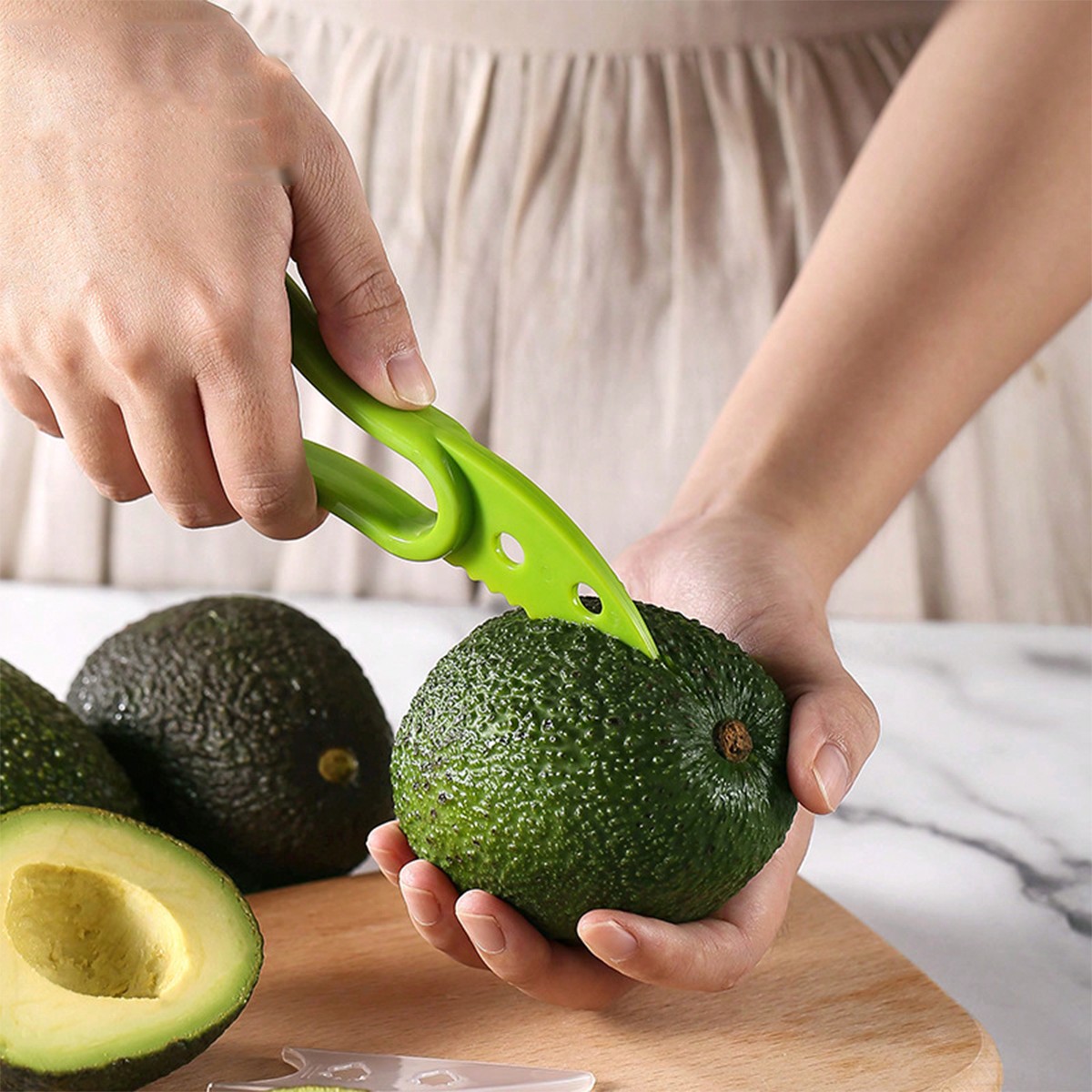 เครื่องปอกอะโวคาโด 1 ชิ้น, มีด - Avocado Slicer Tool บทวิจารณ์และราคา