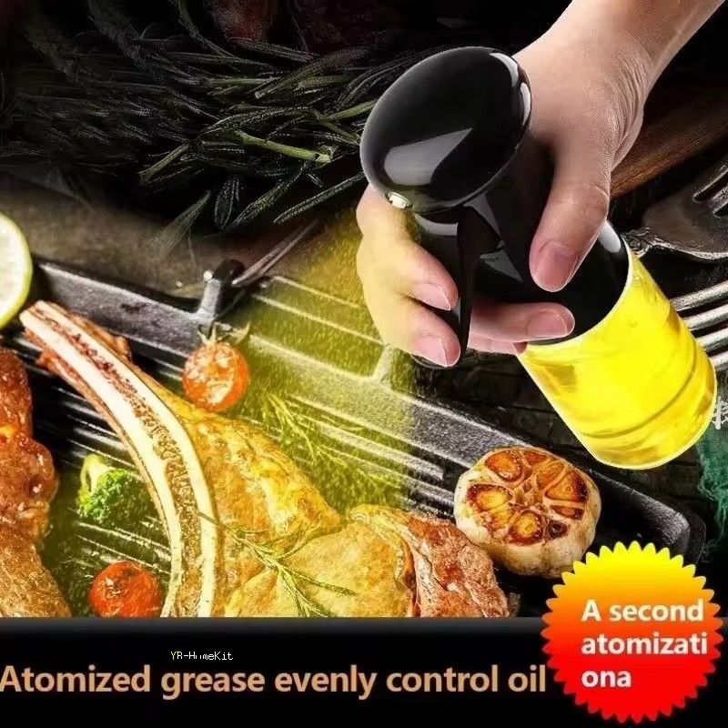 1PCS สีดำโปร่งใสขวดน้ำมันครัวน - Kitchen Gadgets Oil Spray บทวิจารณ์และราคา