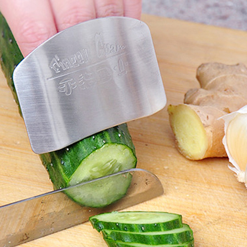 Finger Guard สแตนเลสตัดผักมือค - Kitchen Gadgets Cutting Tools บทวิจารณ์และราคา