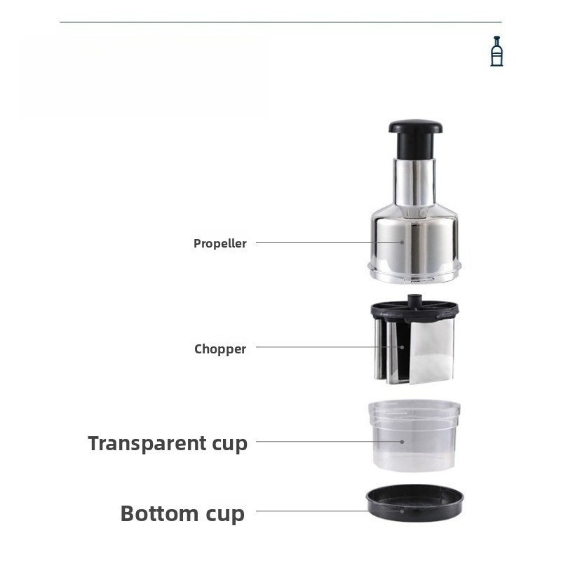 เครื่องบดกระเทียมแบบมือหมุน ทำ - Kitchen Gadgets Vegetable Chopper บทวิจารณ์และราคา