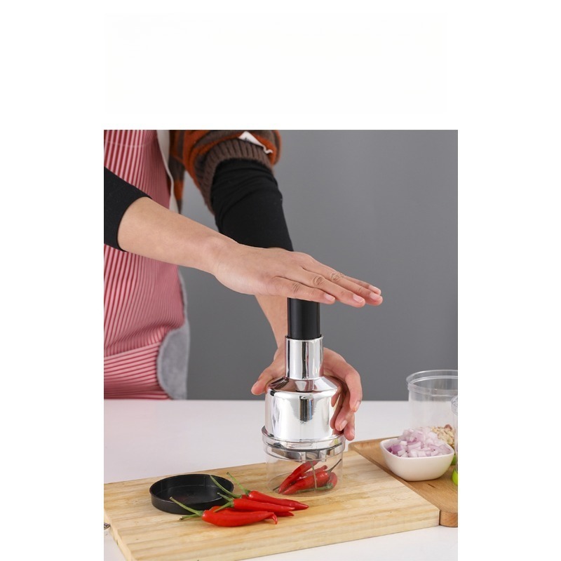 เครื่องบดกระเทียมแบบมือหมุน ทำ - Kitchen Gadgets Vegetable Chopper บทวิจารณ์และราคา