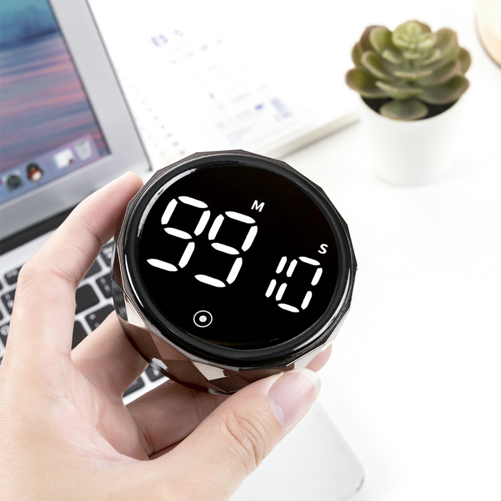 นาฬิกาดิจิตอลแอลอีดีจับเวลาแบบ - Kitchen Gadgets Smart บทวิจารณ์และราคา