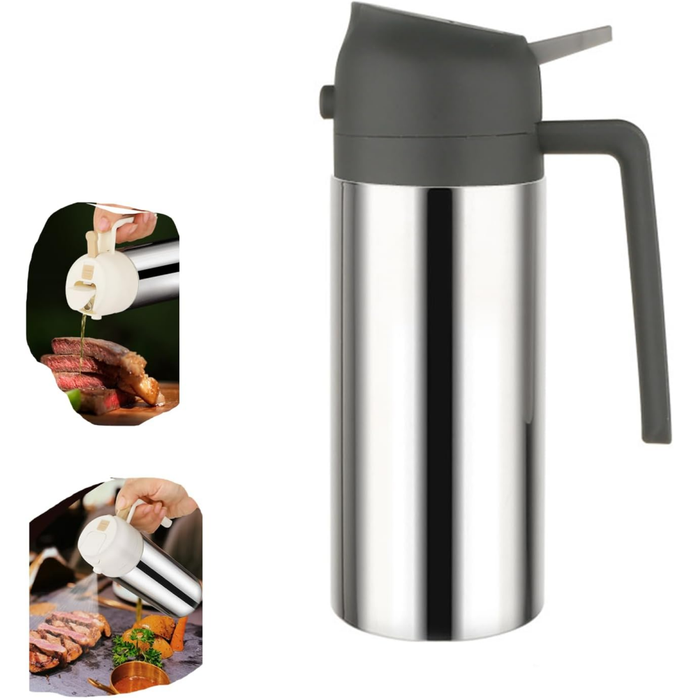 เครื่องจ่ายน้ำมันแบบสองในหนึ่ง - Kitchen Gadgets Oil Spray บทวิจารณ์และราคา
