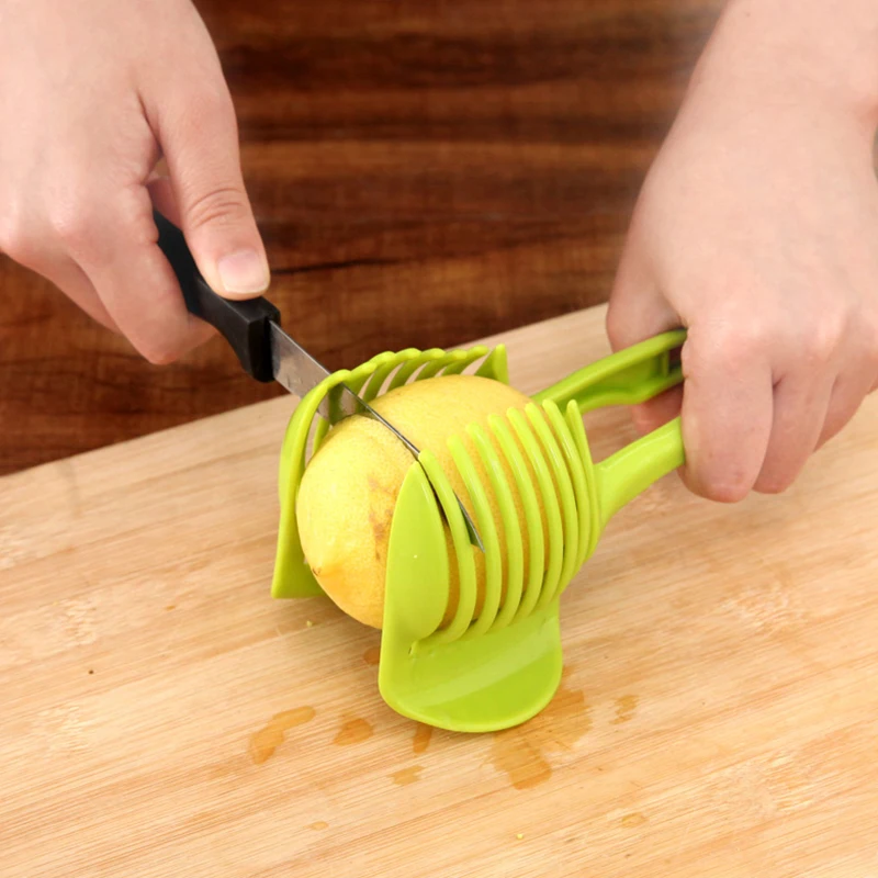 เครื่องตัดมะเขือเทศเครื่องสไลด - Kitchen Gadgets Cutting Tools บทวิจารณ์และราคา