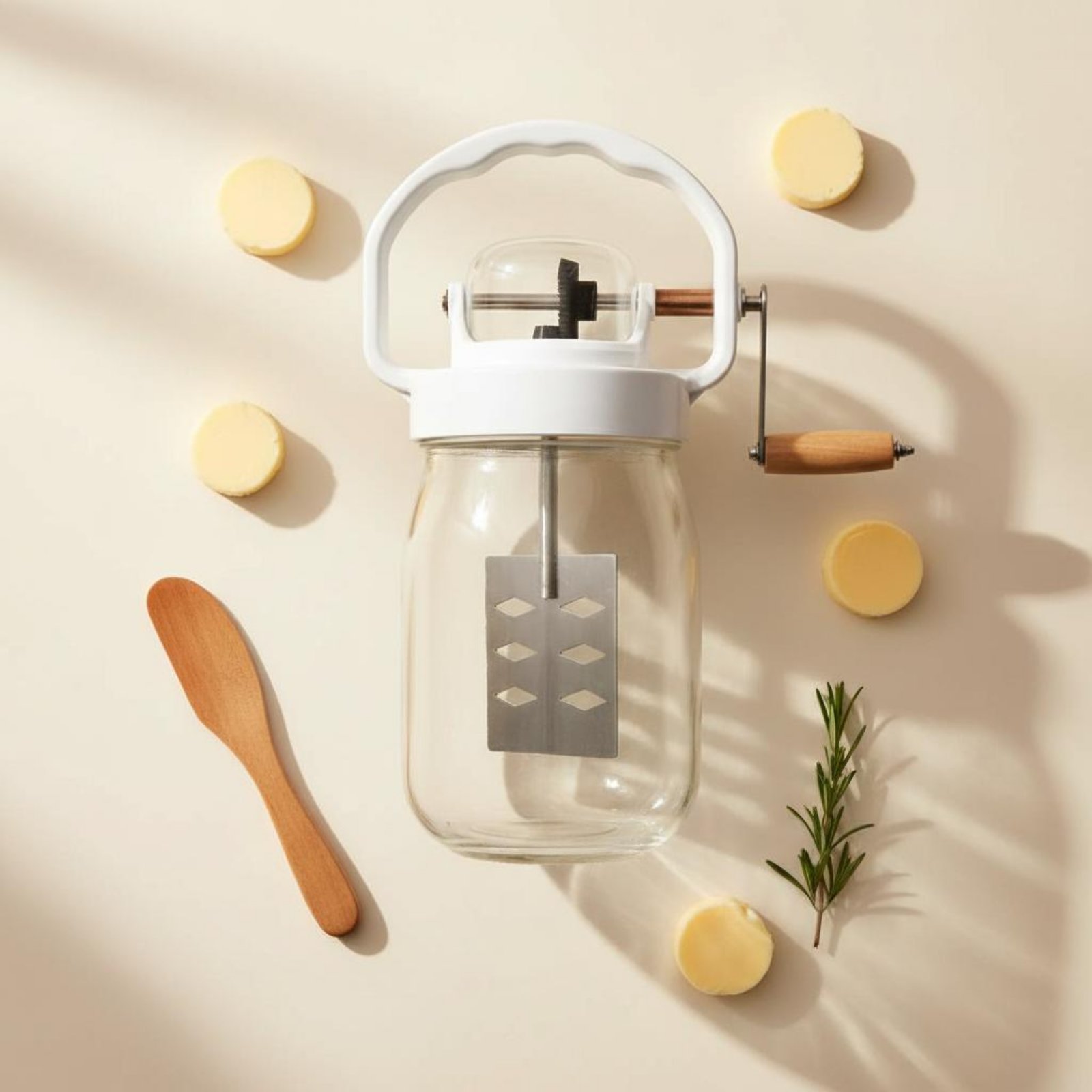 เครื่องทำเนยแบบหมุนมือ ทำความส - Kitchen Gadgets Mixer บทวิจารณ์และราคา