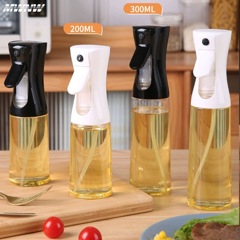 500ml สีดําขวดน้ํามันครัวสเปรย - Kitchen Gadgets Oil Spray บทวิจารณ์และราคา