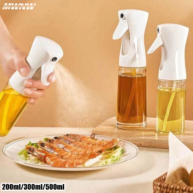 500ml สีดําขวดน้ํามันครัวสเปรย - Kitchen Gadgets Oil Spray บทวิจารณ์และราคา