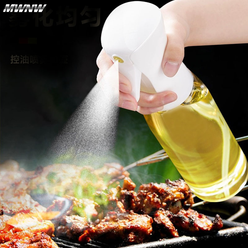 500ml สีดําขวดน้ํามันครัวสเปรย - Kitchen Gadgets Oil Spray บทวิจารณ์และราคา
