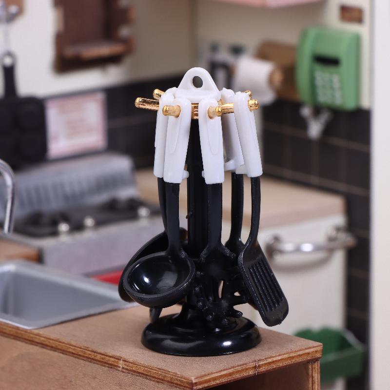อุปกรณ์ตกแต่งบ้านตุ๊กตาจิ๋ว ชุ - Kitchen Utensil Holder บทวิจารณ์และราคา