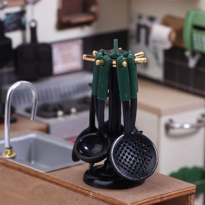 อุปกรณ์ตกแต่งบ้านตุ๊กตาจิ๋ว ชุ - Kitchen Utensil Holder บทวิจารณ์และราคา