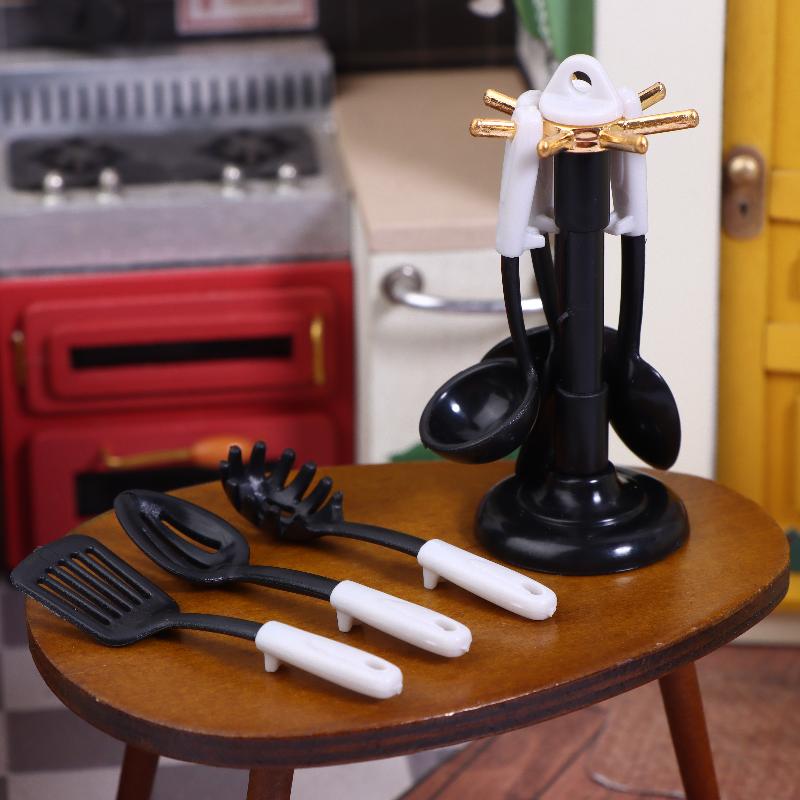 อุปกรณ์ตกแต่งบ้านตุ๊กตาจิ๋ว ชุ - Kitchen Utensil Holder บทวิจารณ์และราคา
