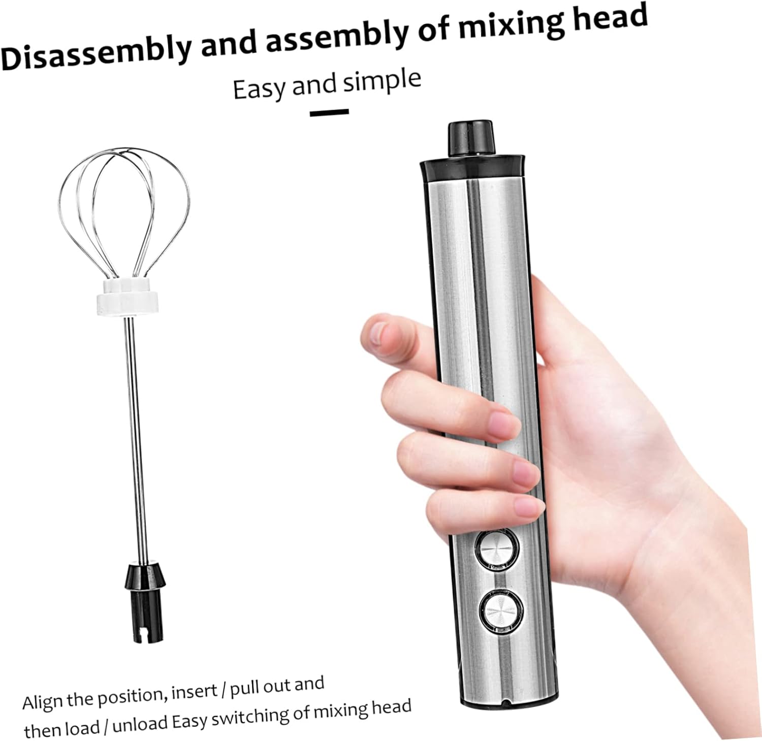 เครื่องตีฟองนมไฟฟ้าแบบมือถือ M - Kitchen Gadgets Mixer บทวิจารณ์และราคา