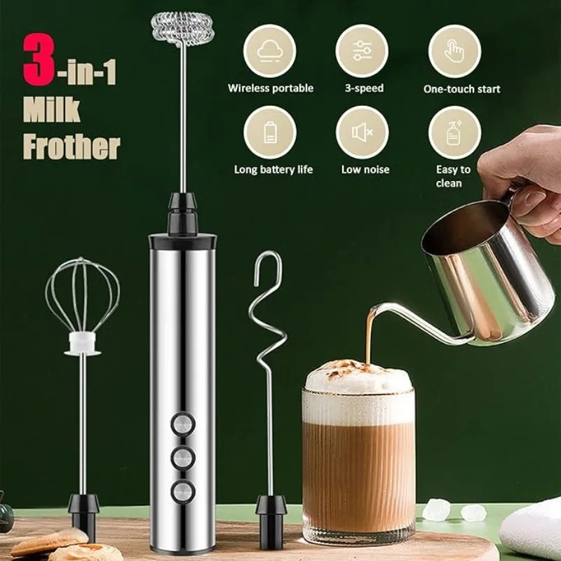 เครื่องตีฟองนมไฟฟ้าแบบมือถือ M - Kitchen Gadgets Mixer บทวิจารณ์และราคา
