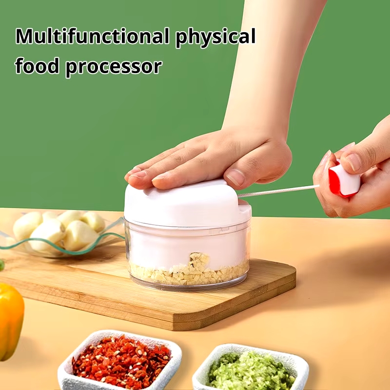 1PC Mini กระเทียม Crusher กดเค - Kitchen Gadgets Vegetable Chopper บทวิจารณ์และราคา