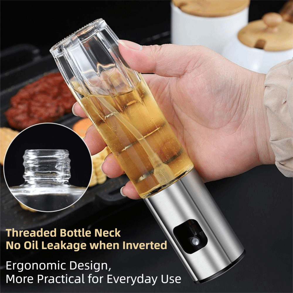ขวดสเปรย์น้ำมันแก้ว สเปรย์ละเอ - Kitchen Gadgets Oil Spray บทวิจารณ์และราคา