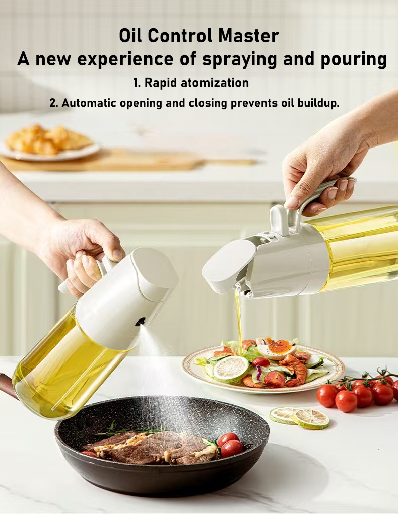ขวดสเปรย์น้ำมันสำหรับใช้ในบ้าน - Kitchen Gadgets Oil Spray บทวิจารณ์และราคา