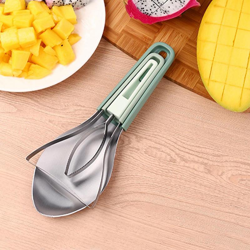 3in1 Mango Peeling มีดตัด Mang - Avocado Slicer Tool บทวิจารณ์และราคา