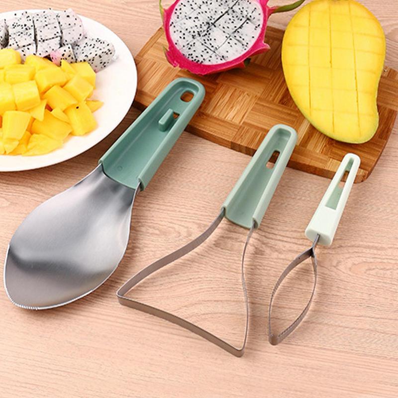 3in1 Mango Peeling มีดตัด Mang - Avocado Slicer Tool บทวิจารณ์และราคา