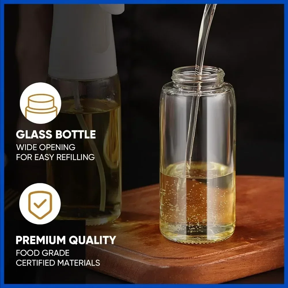 ขวดสเปรย์ลมแบบพ่นได้ 200/300/5 - Kitchen Gadgets Oil Spray บทวิจารณ์และราคา