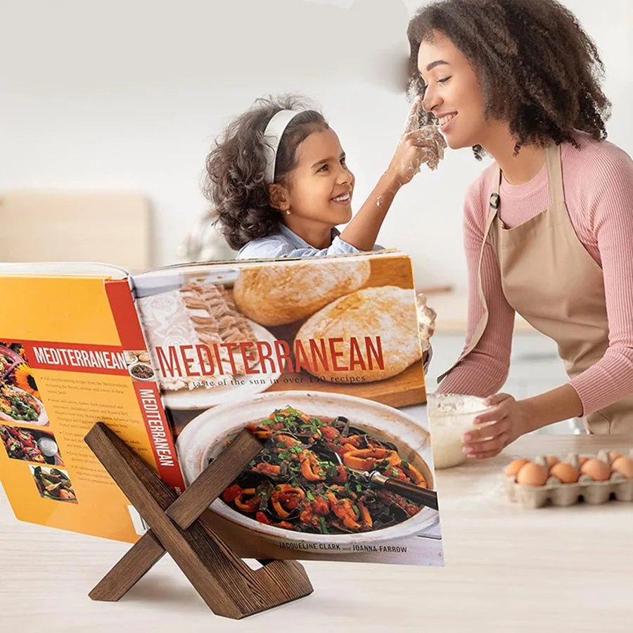 ร้านอาหารไม้บ้านชั้นวางสูตรครั - Kitchen Gadgets Recipes บทวิจารณ์และราคา