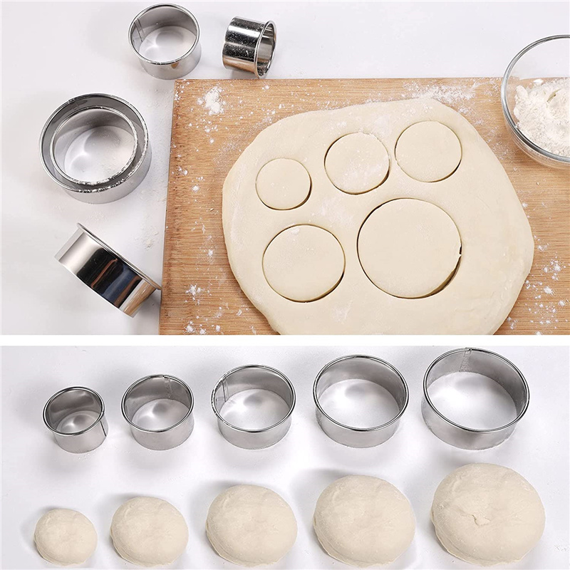 5PCS สแตนเลสบิสกิตแม่พิมพ์ Dum - Kitchen Gadgets Cutting Tools บทวิจารณ์และราคา