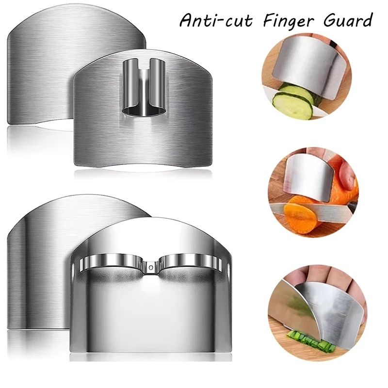 1-6 ชิ้น ที่ป้องกันนิ้วสแตนเลส - Kitchen Gadgets Cutting Tools บทวิจารณ์และราคา