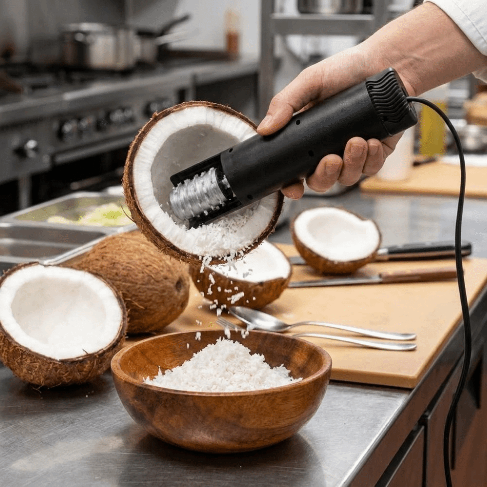 เครื่องขูดเนื้อมะพร้าวไฟฟ้าแบบ - Kitchen Gadgets Uk บทวิจารณ์และราคา