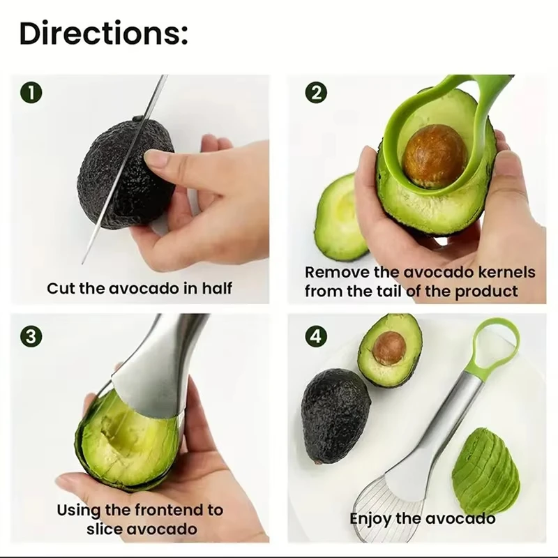 ที่หั่นอะโวคาโดสแตนเลส 2 in 1  - Avocado Slicer Tool บทวิจารณ์และราคา