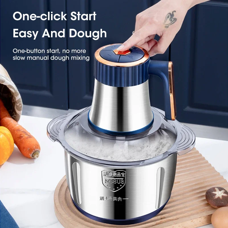 เครื่องบดเนื้อไฟฟ้าขนาด 5 ลิตร - Kitchen Gadgets Vegetable Chopper บทวิจารณ์และราคา
