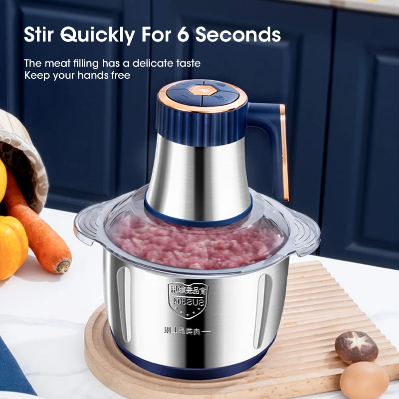 เครื่องบดเนื้อไฟฟ้าสแตนเลส 304 - Kitchen Gadgets Vegetable Chopper บทวิจารณ์และราคา