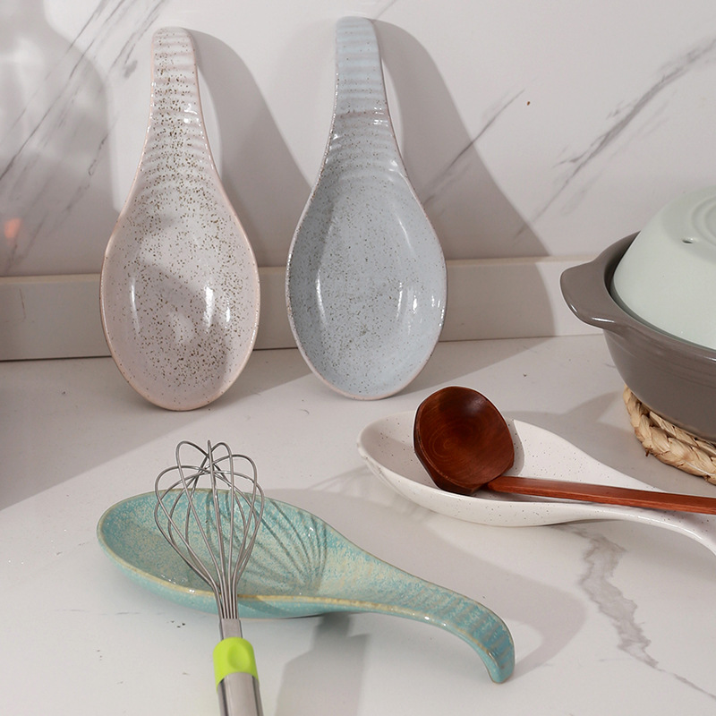 ที่วางช้อนเซรามิกสำหรับเตาแก๊ส - Kitchen Utensil Holder บทวิจารณ์และราคา