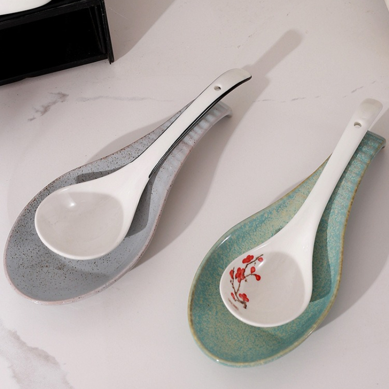 ที่วางช้อนเซรามิกสำหรับเตาแก๊ส - Kitchen Utensil Holder บทวิจารณ์และราคา