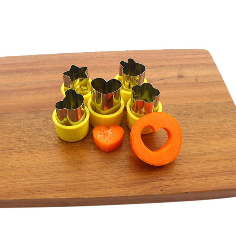 1ชุดสไตล์ผักที่ตัดคุกกี้แม่พิม - Kitchen Gadgets Cutting Tools บทวิจารณ์และราคา